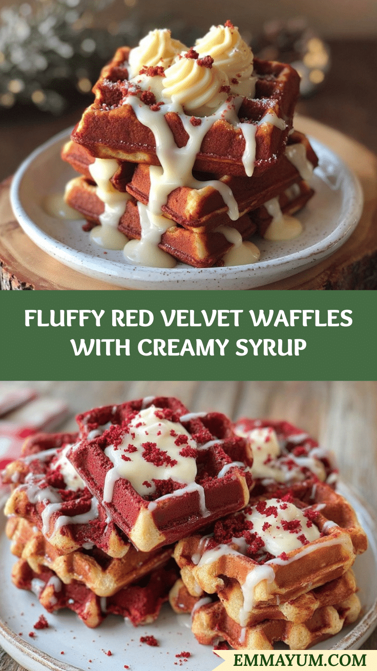 red velvet waffles recipe
