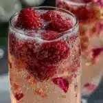 Refreshing Raspberry Rose Prosecco Sparkler - featured image