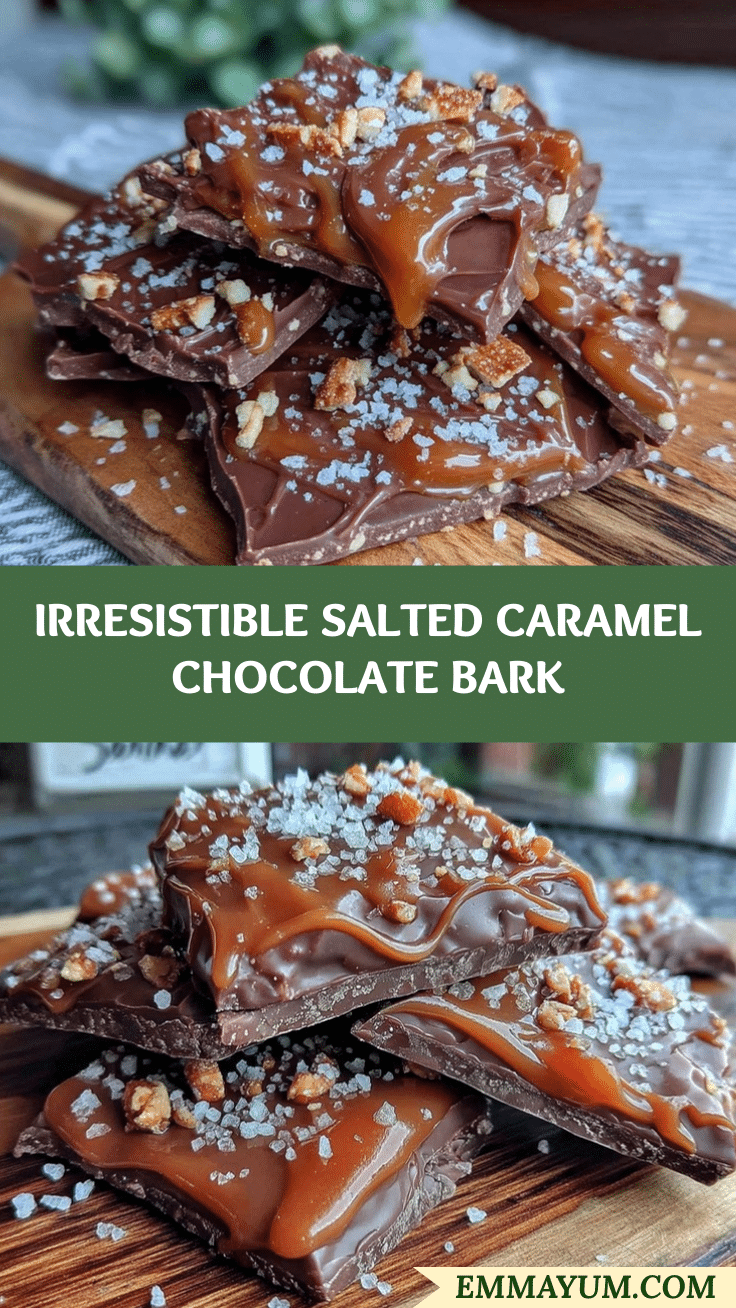 salted caramel chocolate bark recipe recipe