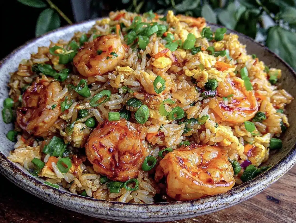 shrimp fried rice preparation steps