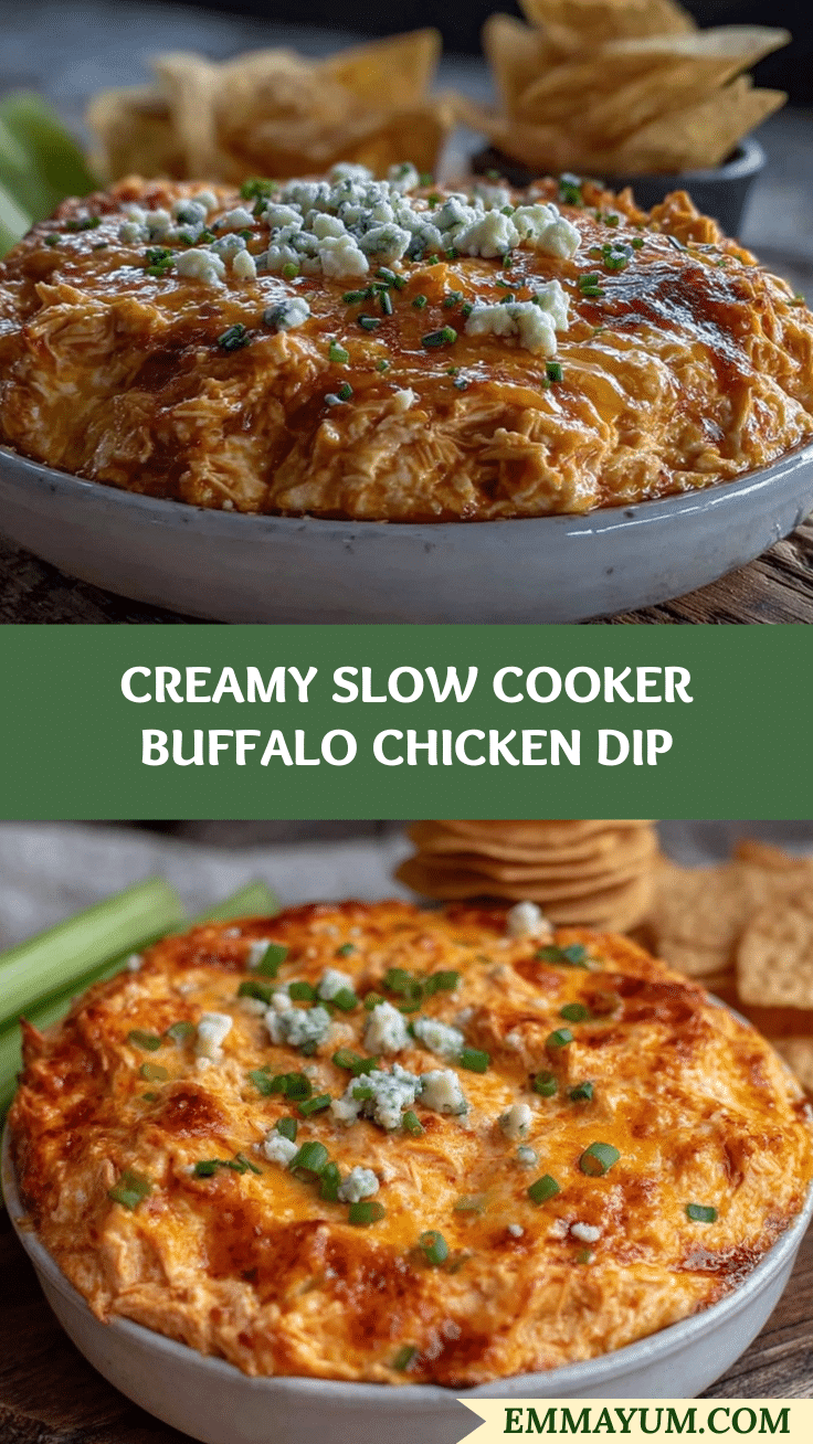 slow cooker buffalo chicken dip recipe