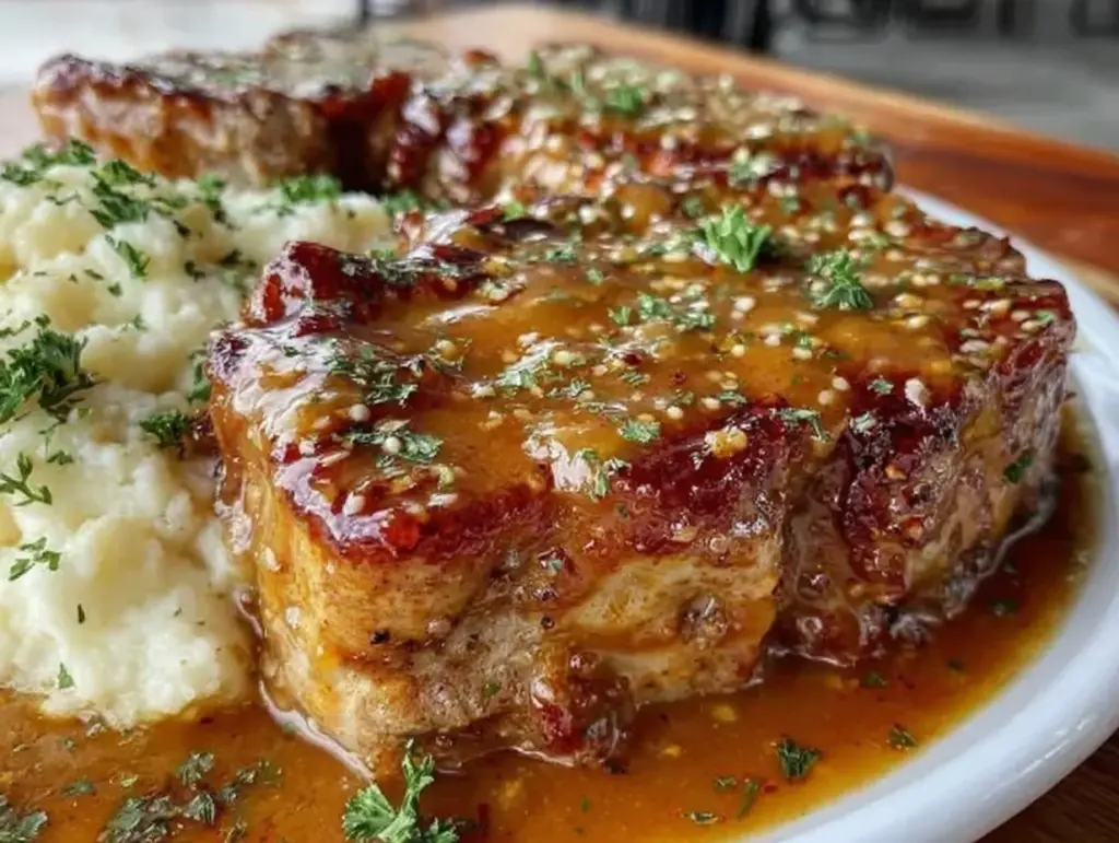 smothered pork chops recipe - featured image