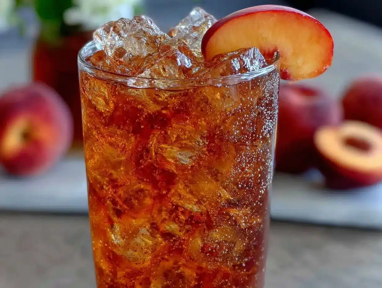 Southern Peach Sweet Tea preparation steps