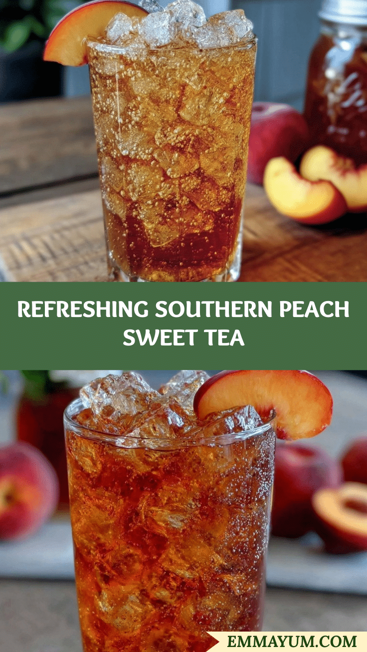 Southern Peach Sweet Tea recipe