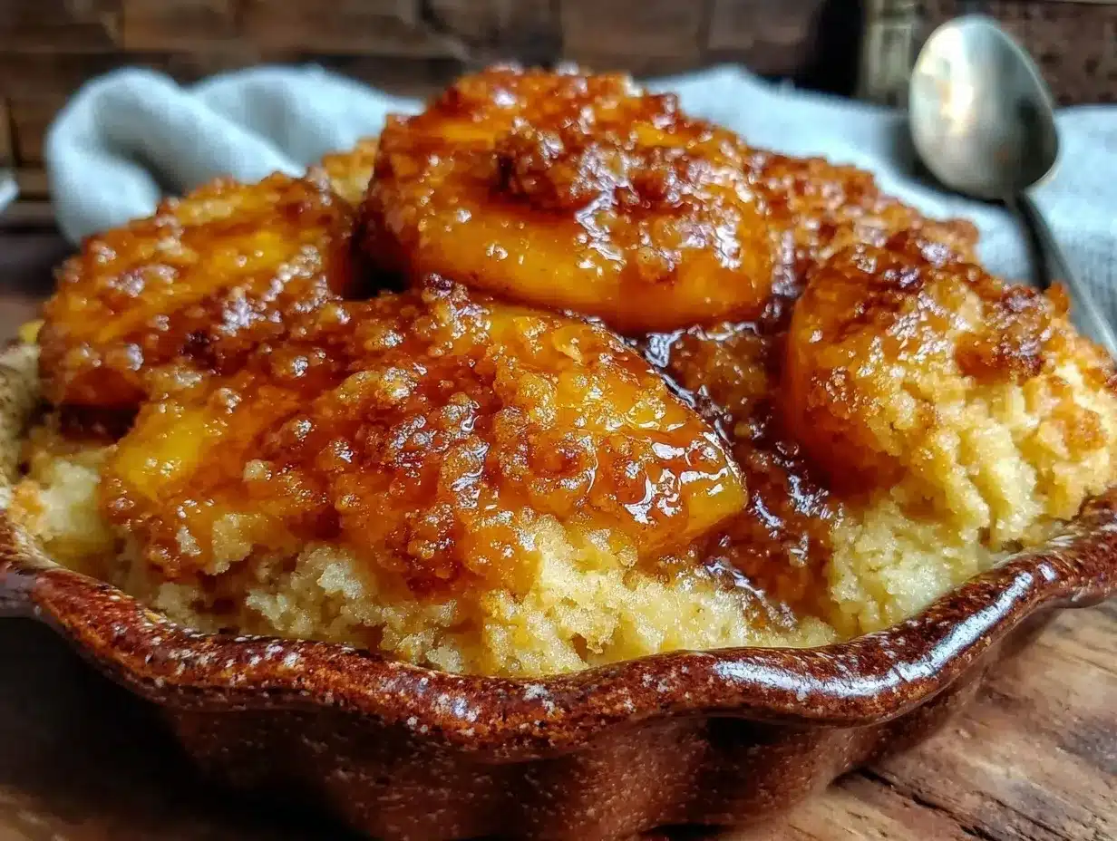 southern style peach cobbler preparation steps