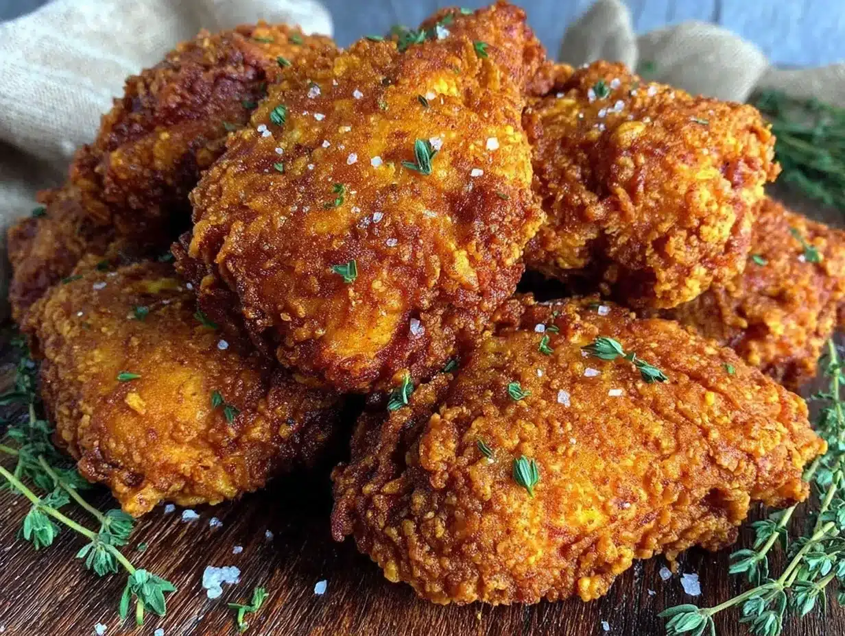 sweet tea brined fried chicken preparation steps