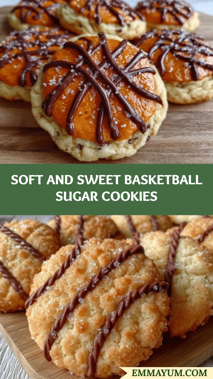 Tender Basketball Sugar Cookies recipe