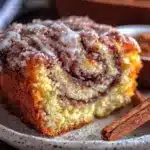 tender cinnamon swirl coffee cake - featured image