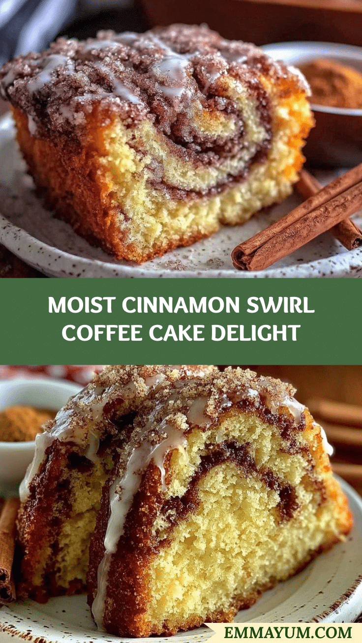 tender cinnamon swirl coffee cake recipe