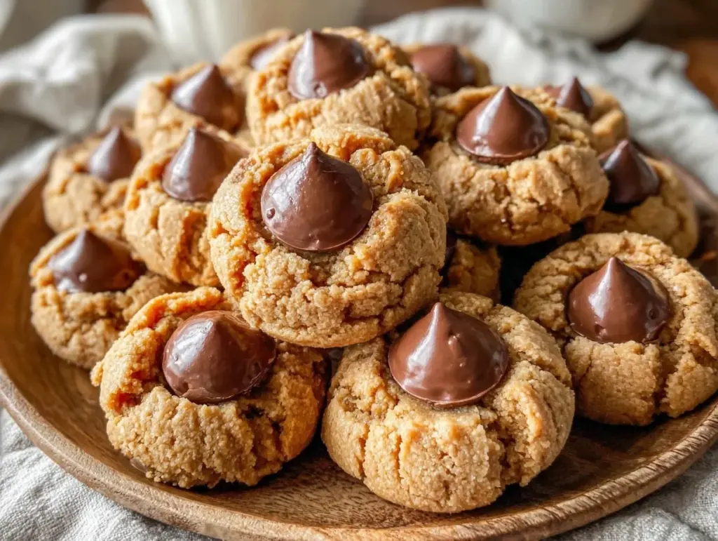 tender peanut butter blossoms - featured image