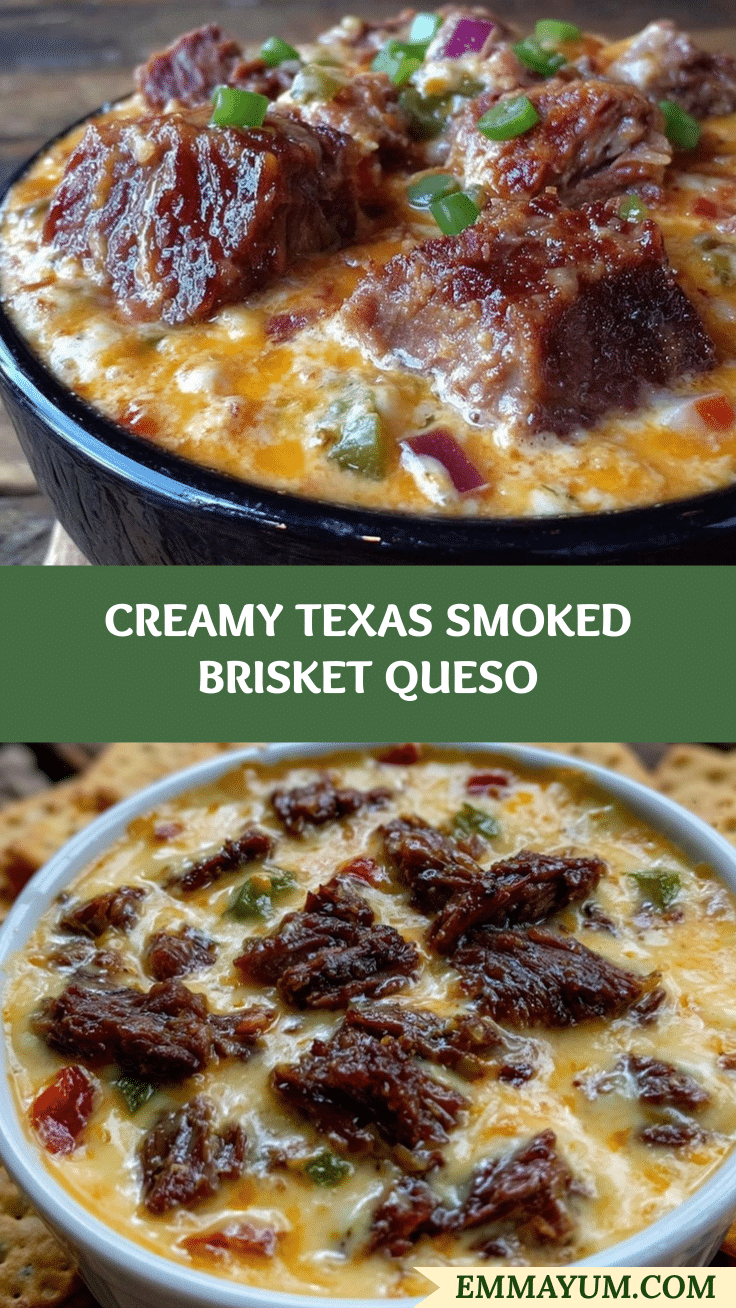 Texas smoked brisket queso recipe