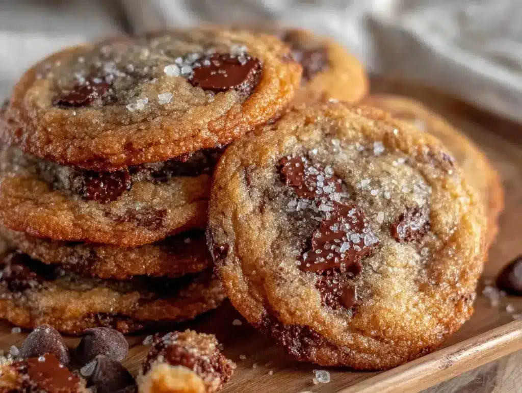 brown butter chocolate chip cookies - featured image