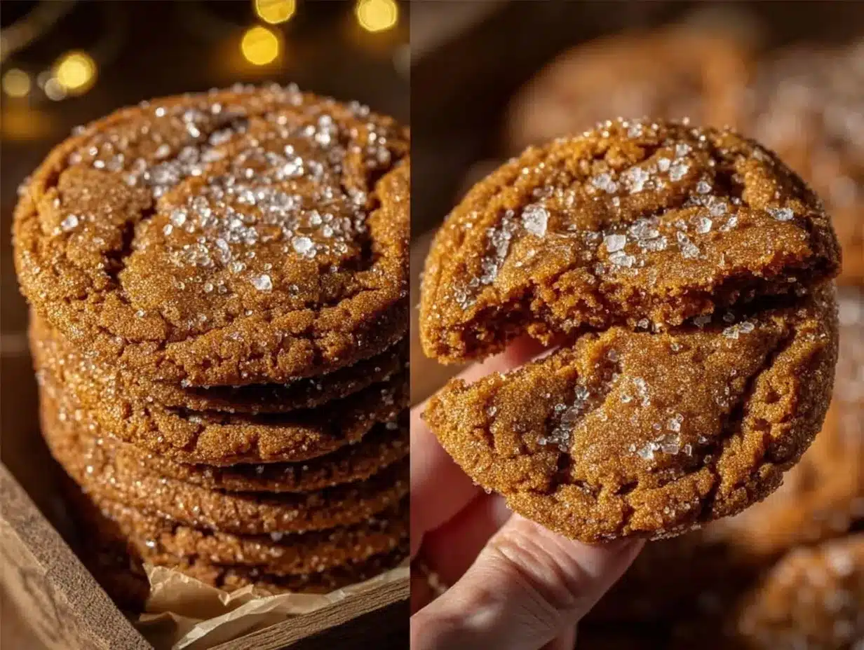chewy molasses ginger cookies preparation steps