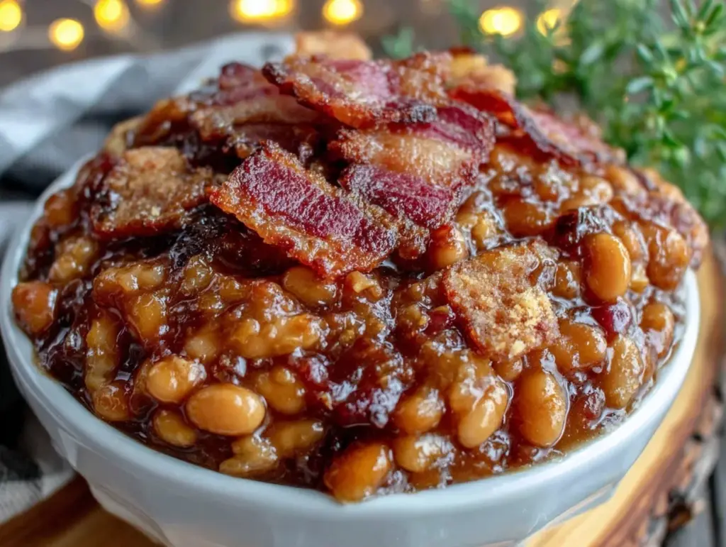 comforting baked beans recipe - featured image