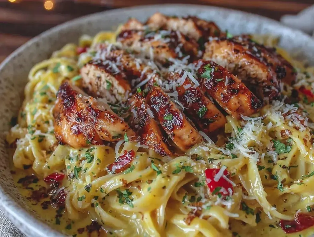 creamy cajun chicken pasta - featured image