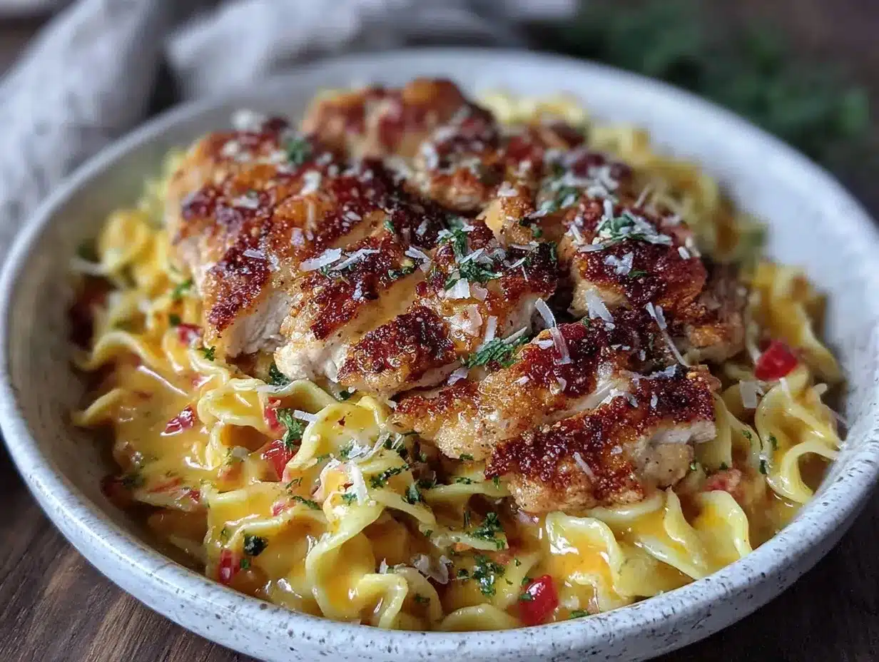 creamy cajun chicken pasta preparation steps