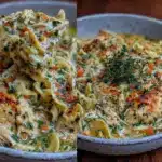 creamy chicken noodle soup - featured image