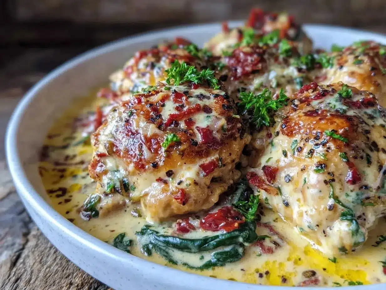 creamy crockpot Italian chicken Parmesan preparation steps