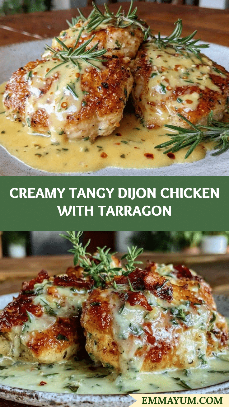 creamy Dijon chicken with tarragon recipe