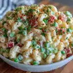 creamy macaroni salad - featured image