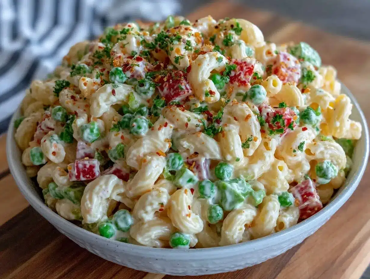 creamy macaroni salad preparation steps