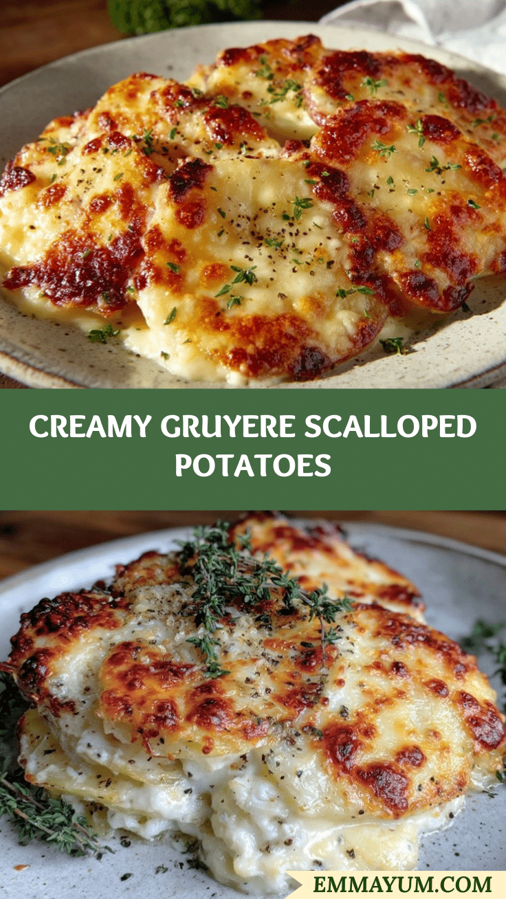 creamy scalloped potatoes with gruyere recipe