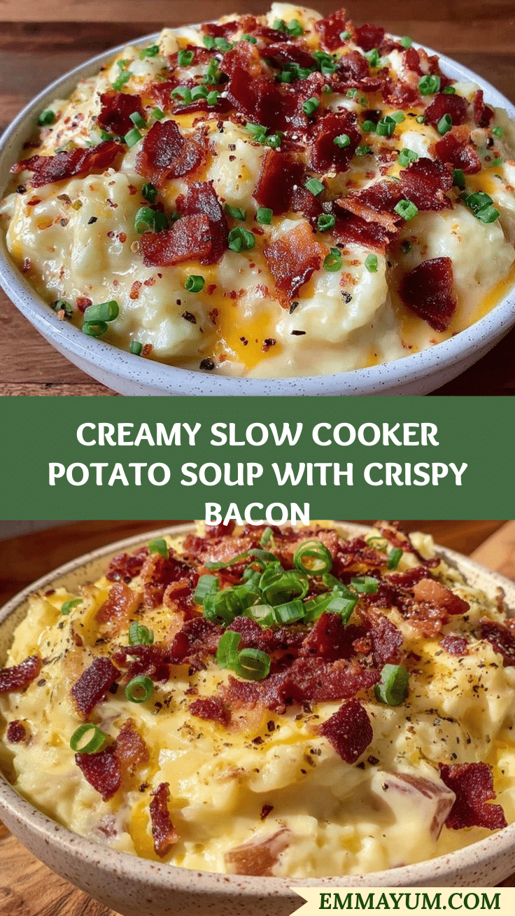 creamy slow cooker potato soup recipe