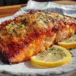 crispy air fryer salmon - featured image