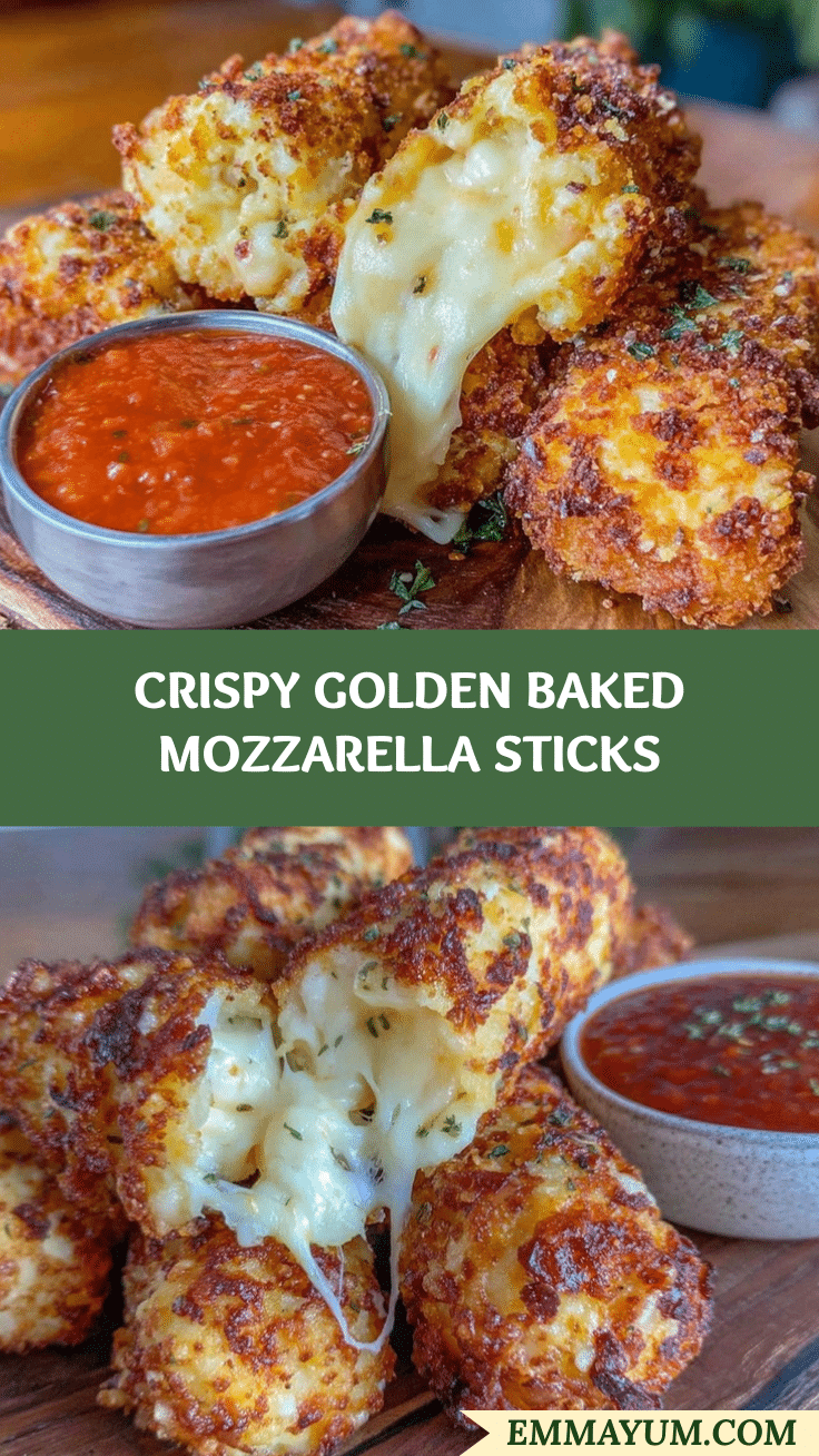 crispy baked mozzarella sticks recipe