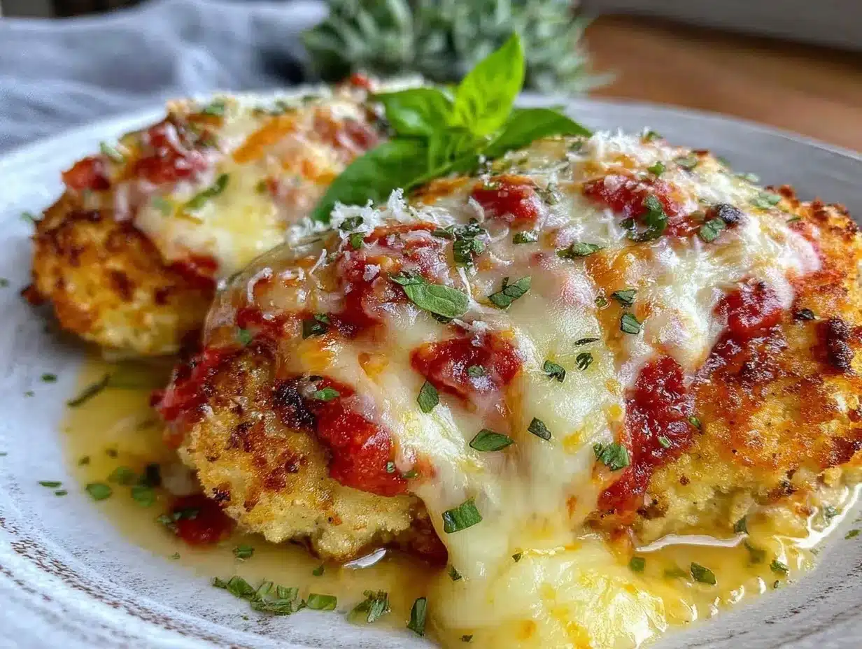 crispy oven-baked chicken parmesan preparation steps