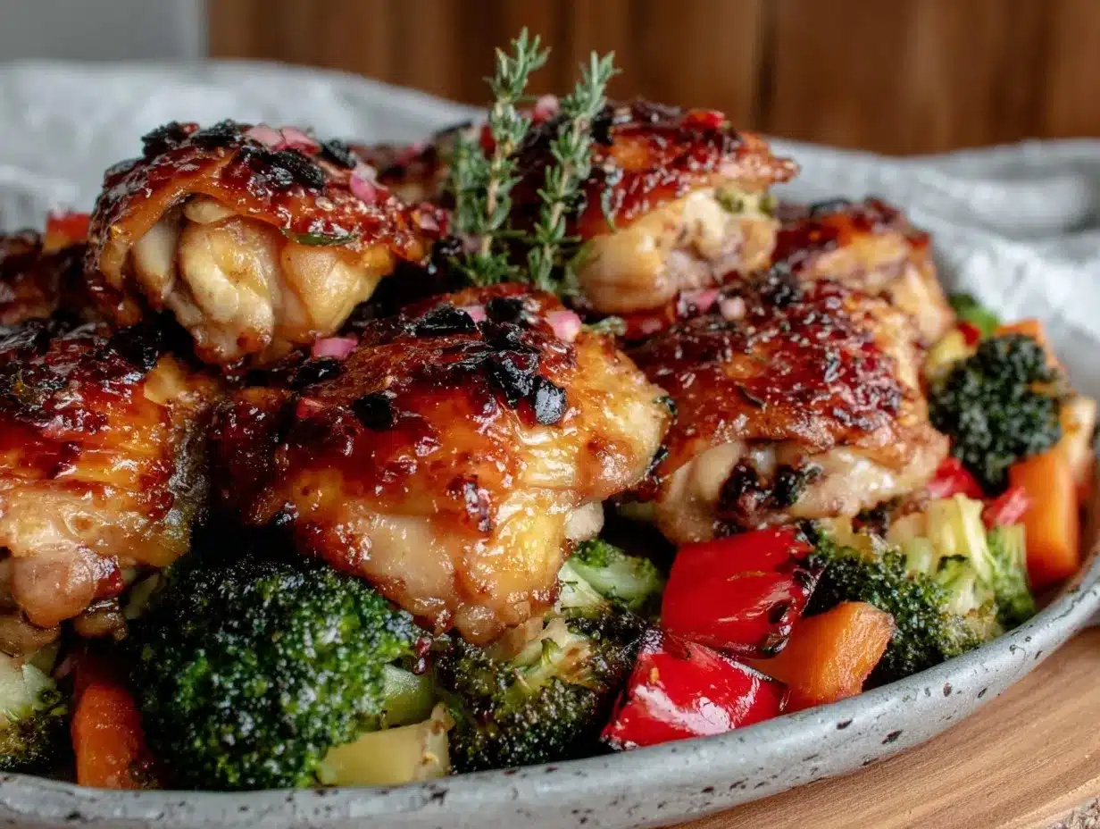 crispy sheet pan teriyaki chicken preparation steps