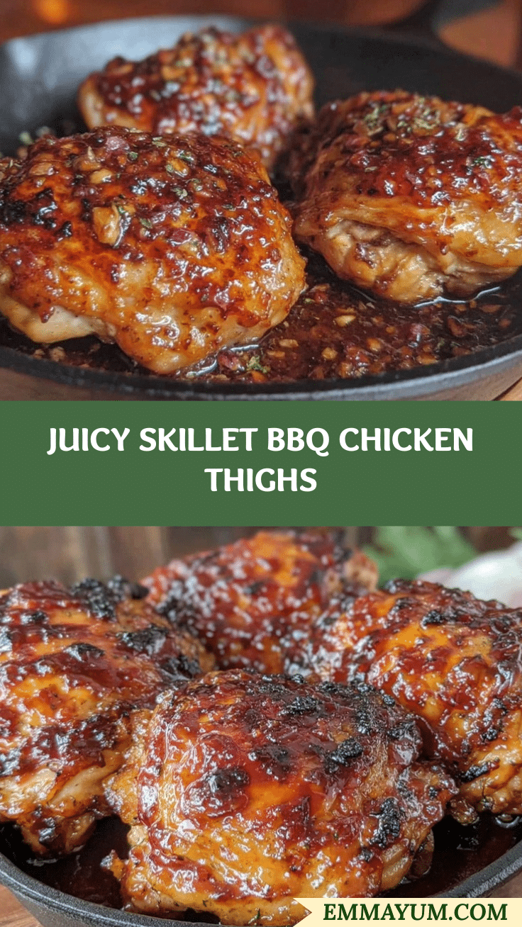 crispy skillet bbq chicken thighs recipe
