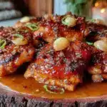 crockpot honey garlic chicken thighs - featured image