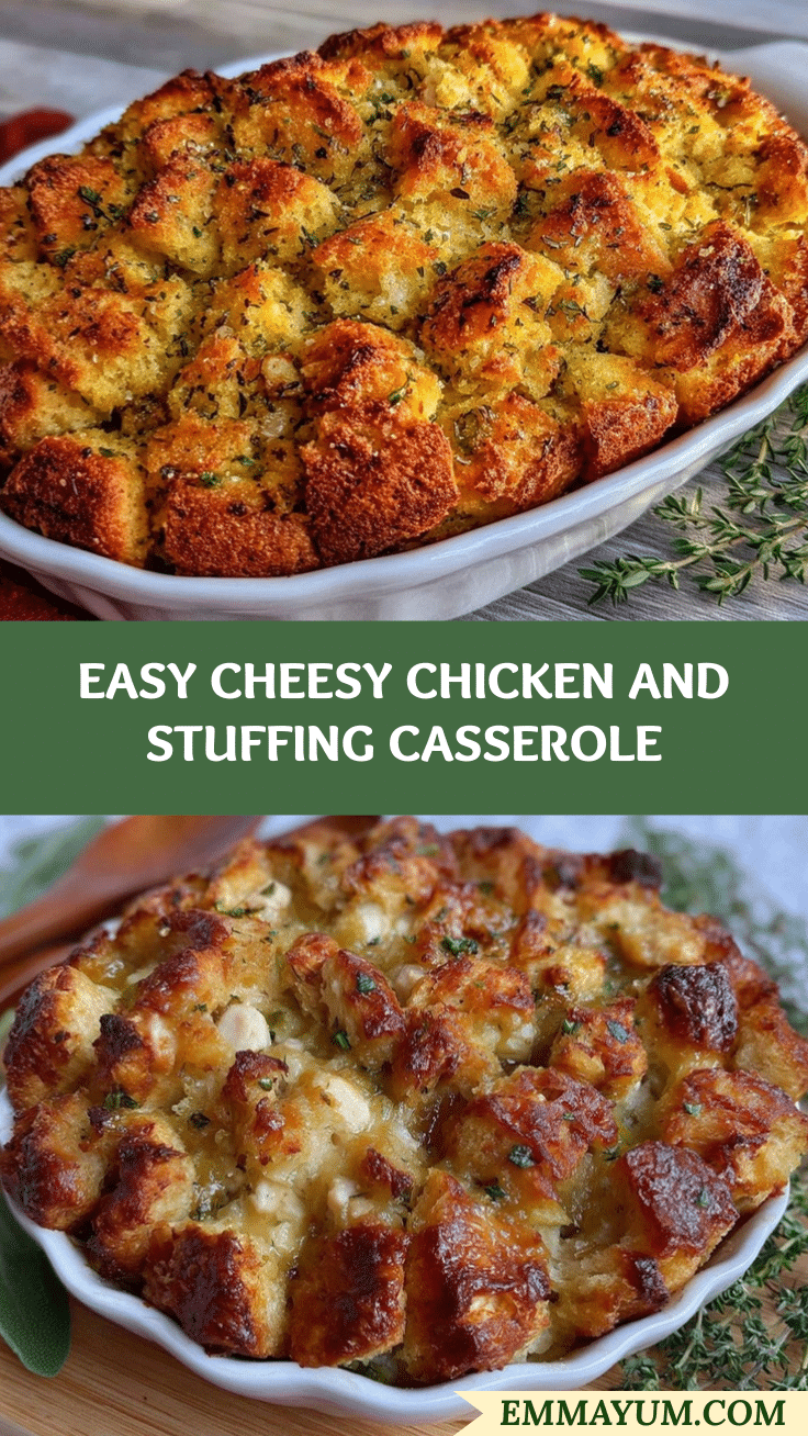 easy chicken and stuffing casserole recipe