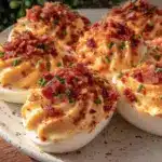easy creamy deviled eggs - featured image