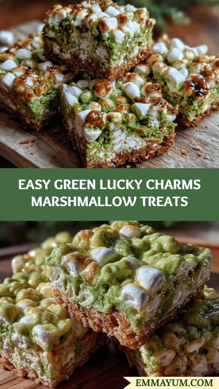 Easy Lucky Charms Marshmallow Treats recipe