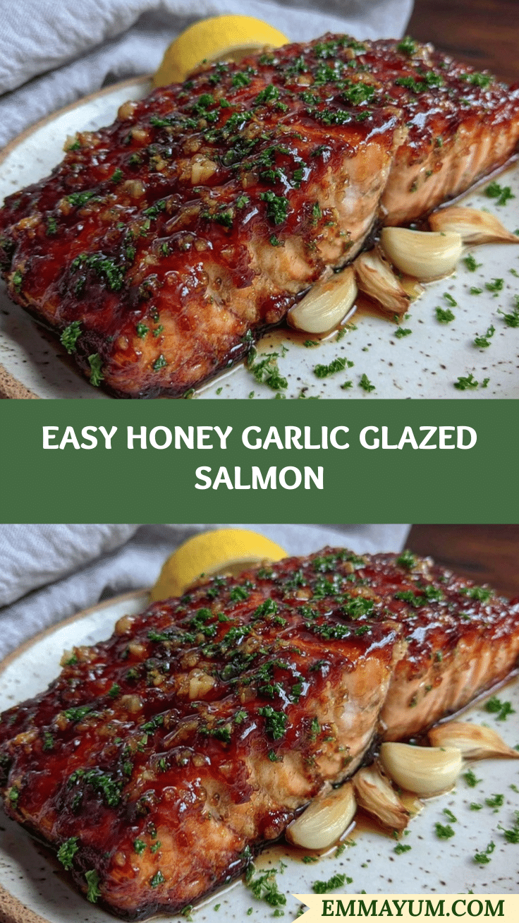 honey garlic glazed salmon recipe