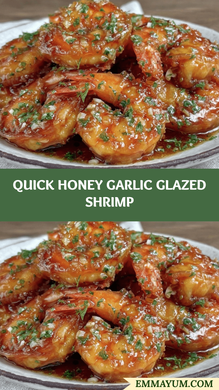 honey garlic glazed shrimp recipe