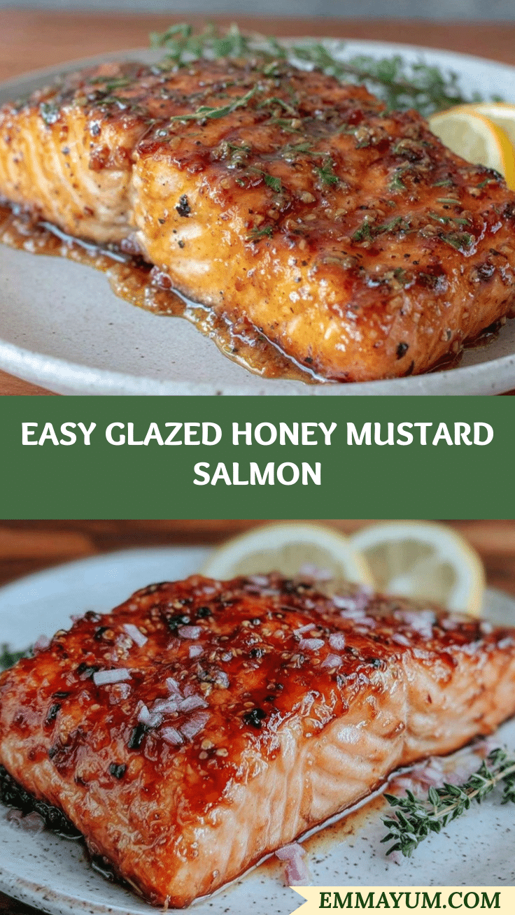 honey mustard glazed salmon recipe