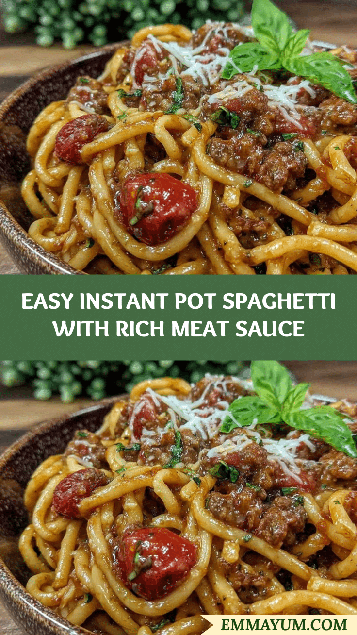 instant pot spaghetti and meat sauce recipe