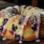 lemon blueberry bundt cake - featured image
