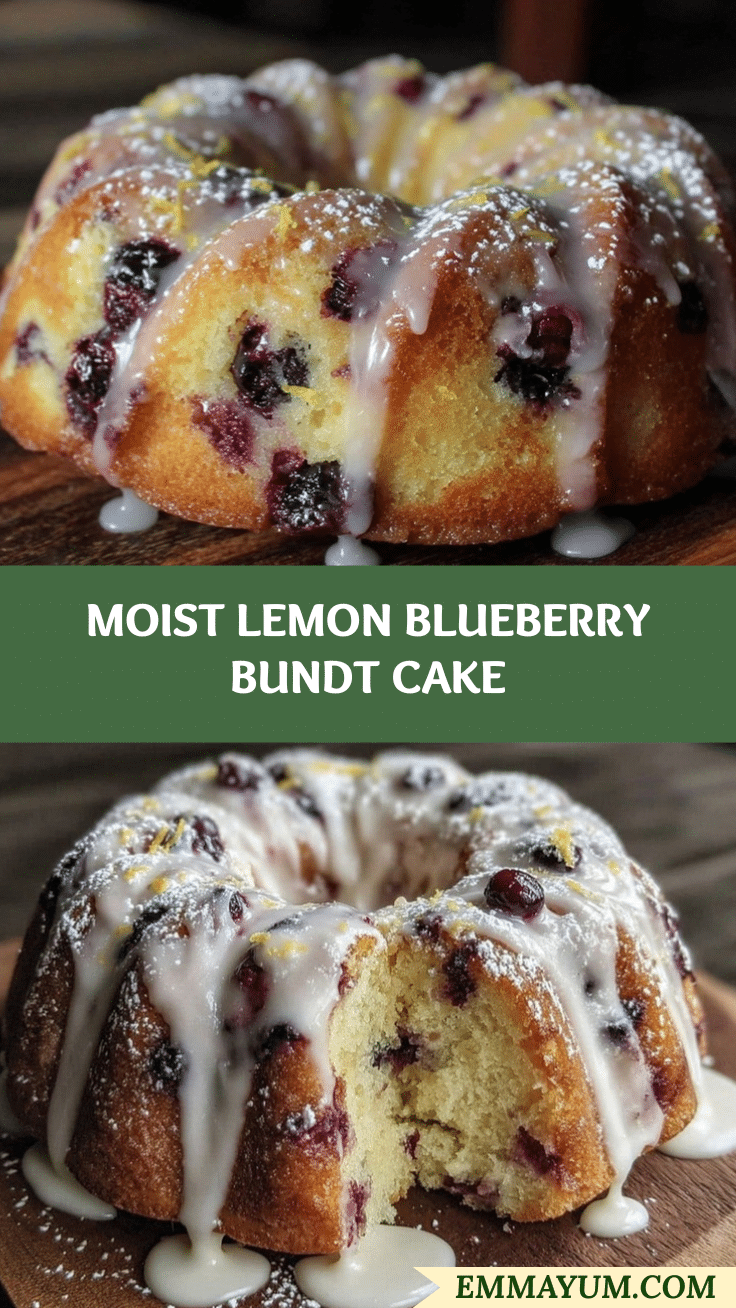 lemon blueberry bundt cake recipe