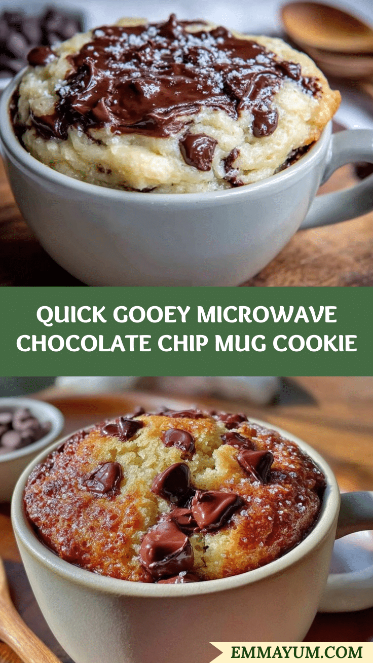 microwave chocolate chip mug cookie recipe