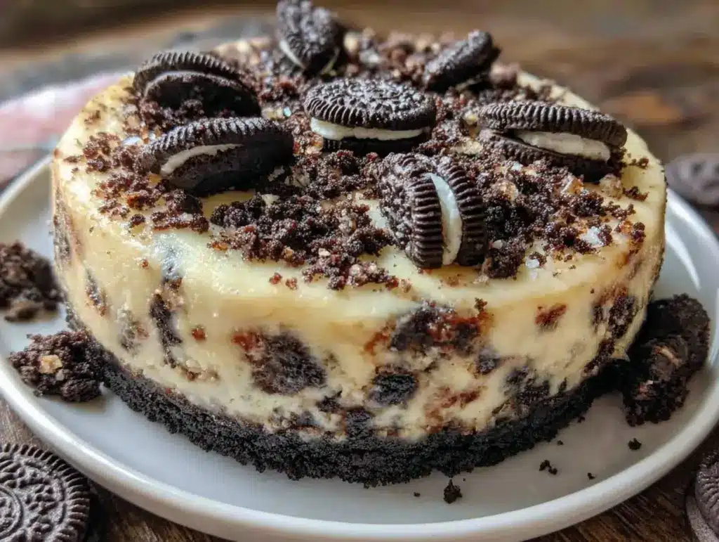no bake oreo cheesecake - featured image