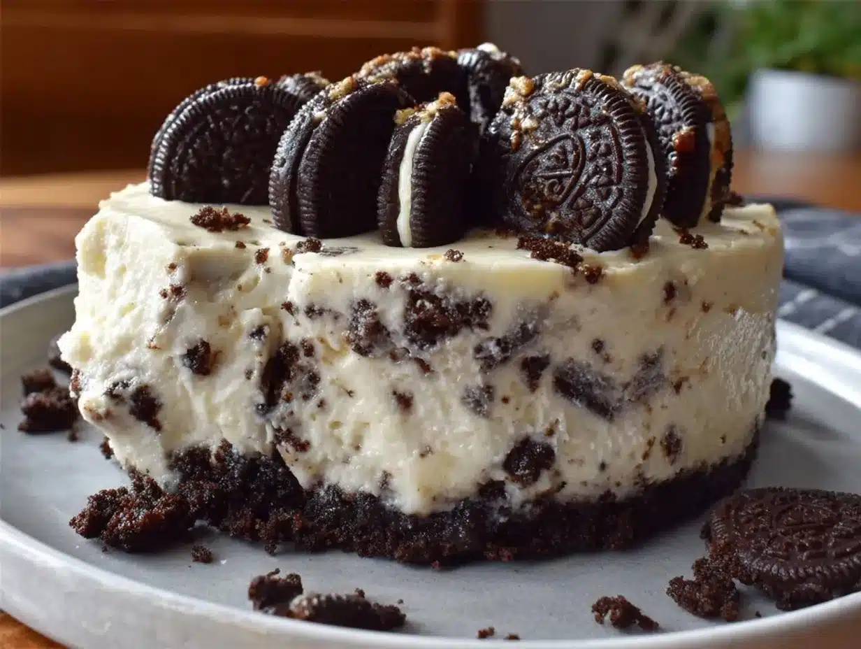 no bake oreo cheesecake preparation steps
