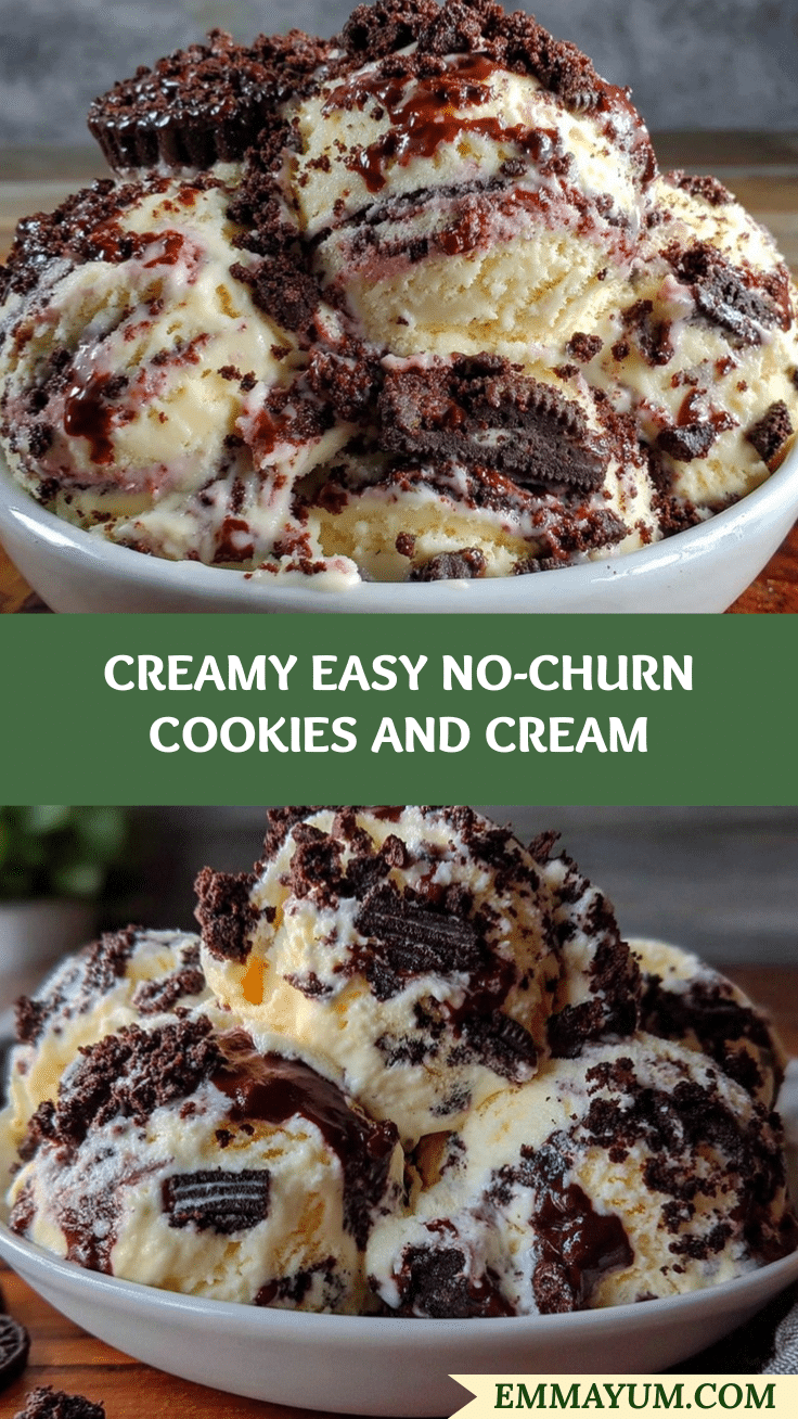 no-churn cookies and cream ice cream recipe