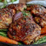 one-pan balsamic chicken - featured image