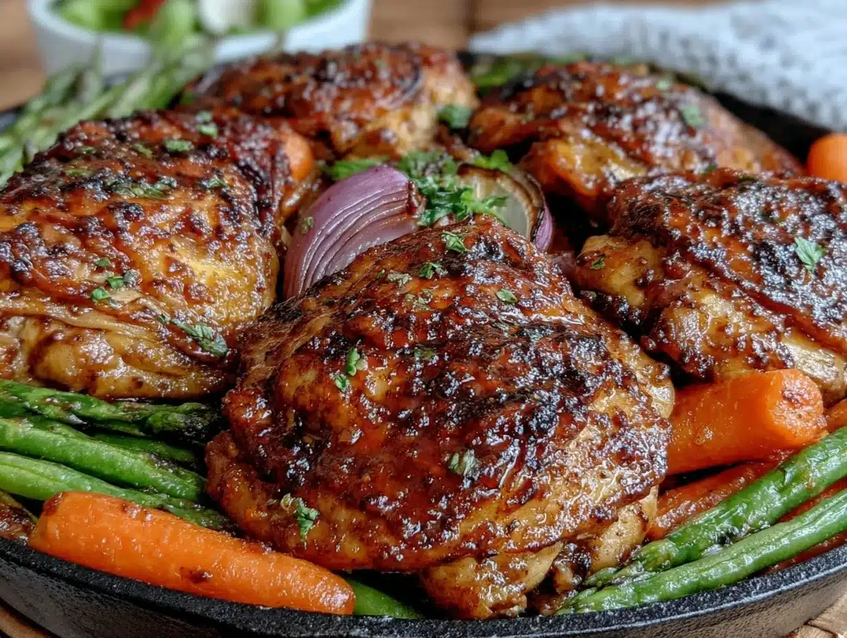 one-pan balsamic chicken preparation steps