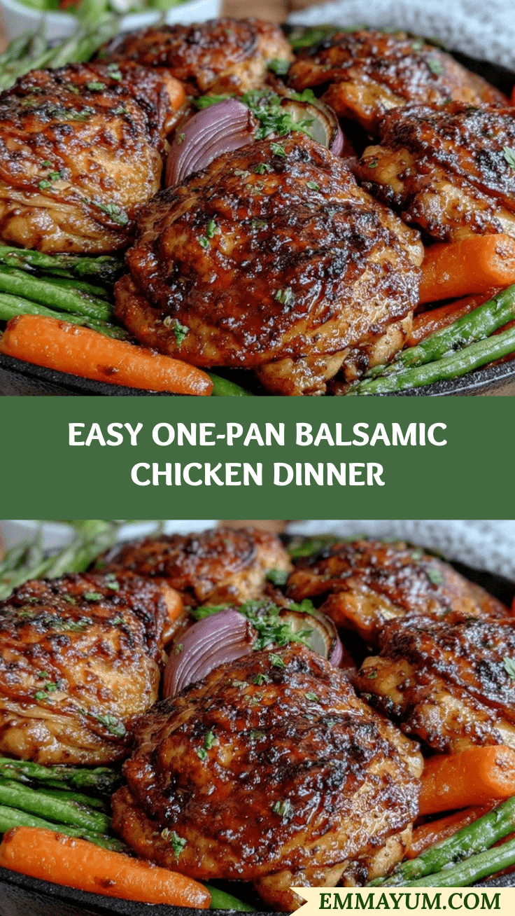 one-pan balsamic chicken recipe