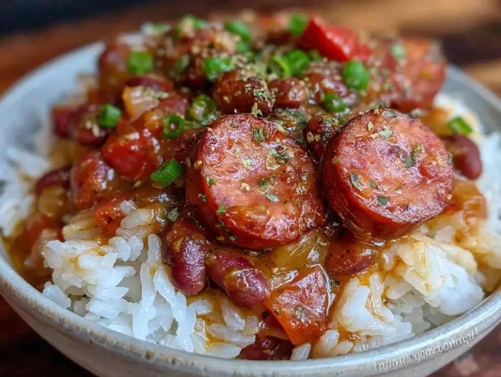 one-pot red beans and rice - featured image